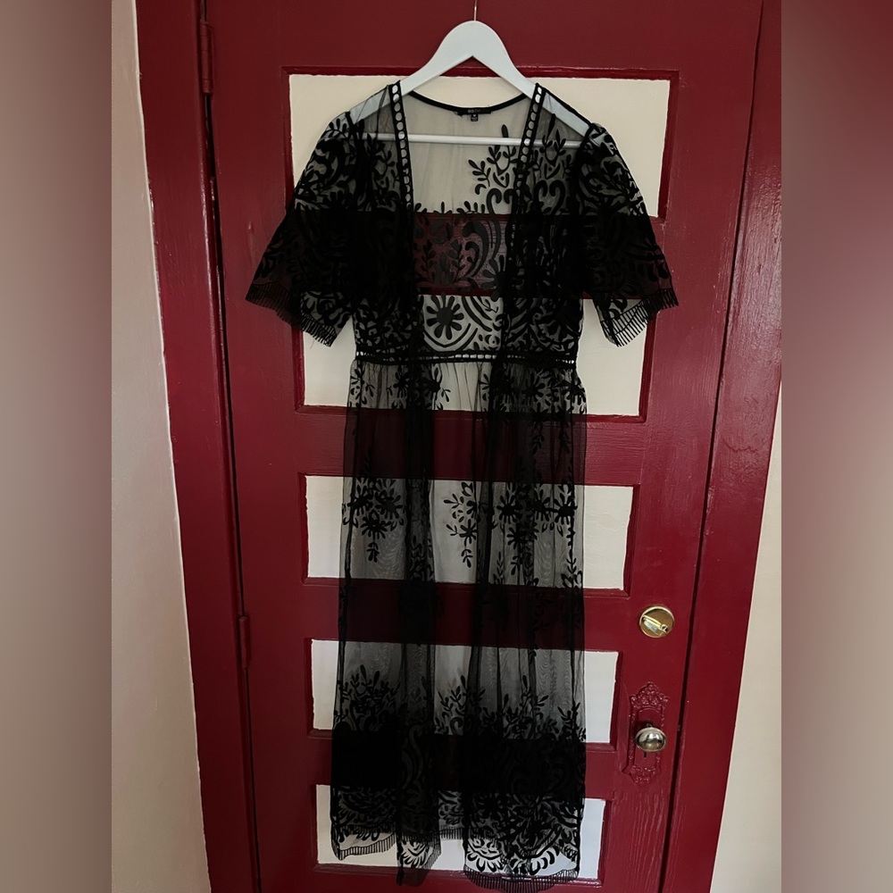 Black Lace Cover Up